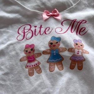 kawaii sugar thrillz long sleeve crop top y2k